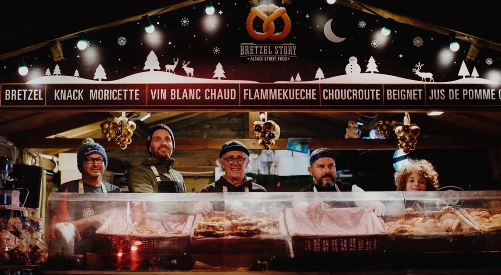 Bretzel Marche Noel foodtruck